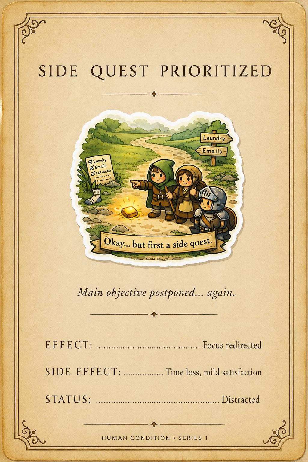 Okay… But First a Side Quest