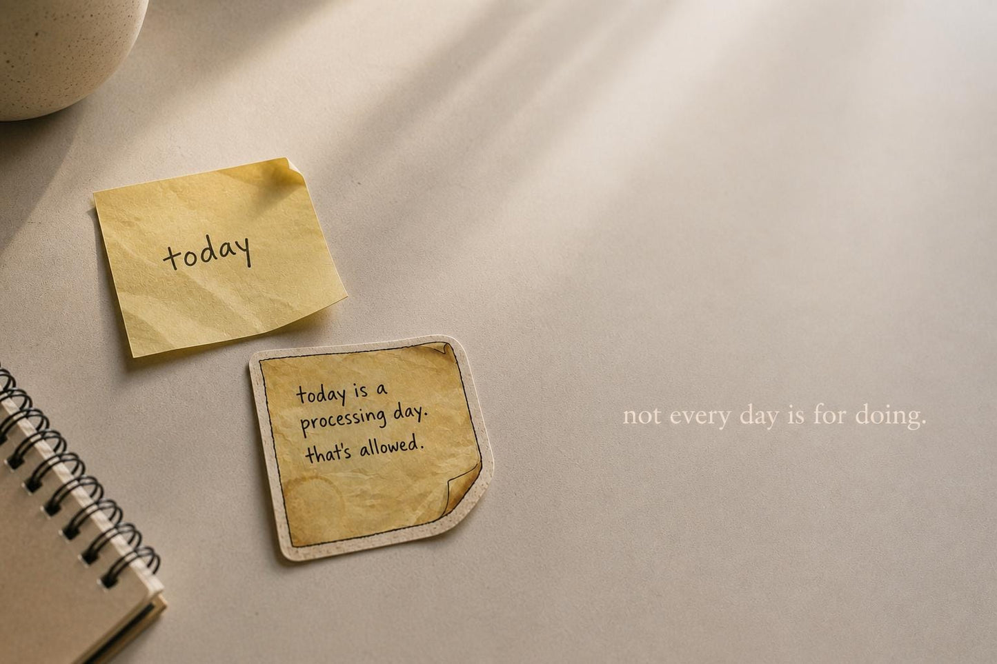 Today Is a Processing Day